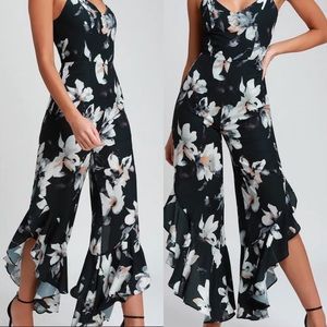 Lulu’s floral jumpsuit